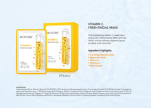 Carica l'immagine nel visualizzatore di Gallery, WETCODE - Vitamin C Fresh Facial Mask *5pz