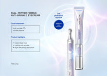 Carica l'immagine nel visualizzatore di Gallery, WETCODE - Dual-Peptide Firming Anti-wrinkle Eye Cream 20ml